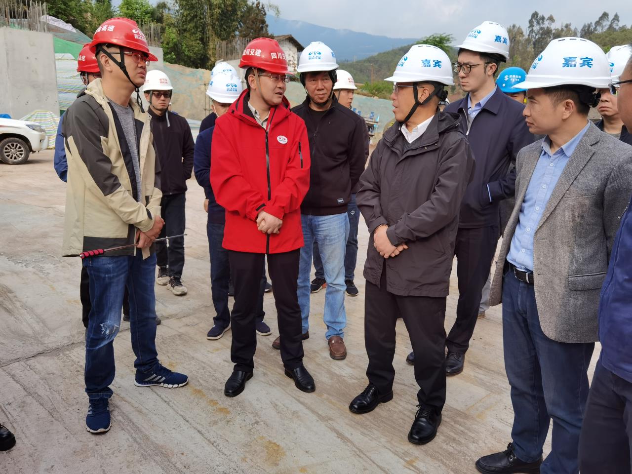 省交投集團督導調研德會高速項目建設