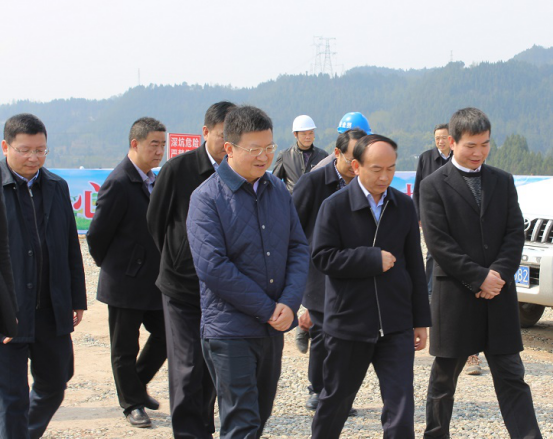 四川省交通運(yùn)輸廳廳長(zhǎng)汪洋一行赴公司巴中恩陽(yáng)項(xiàng)目調(diào)研指導(dǎo)工作